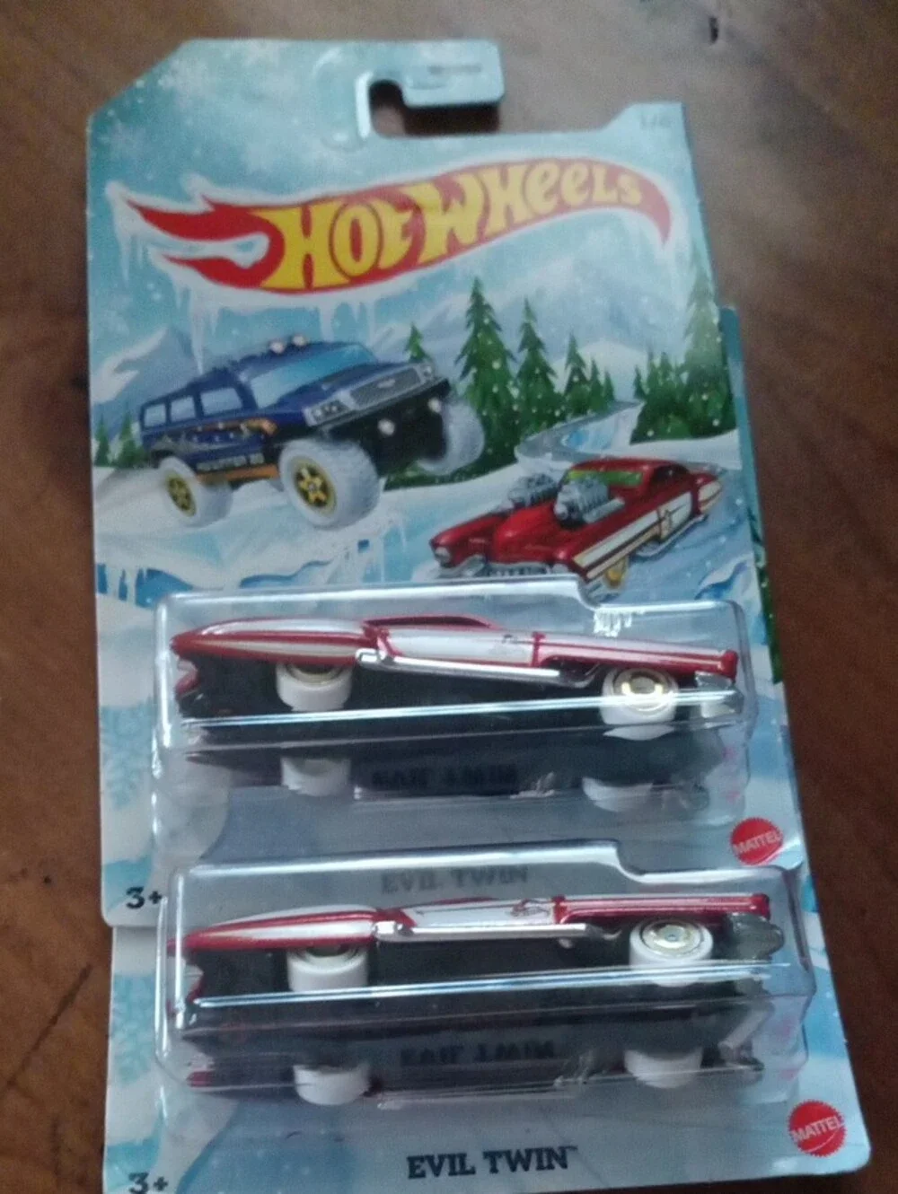 Hot wheels Assorted Kids Toy Car Pack - Red, Teal, Gold